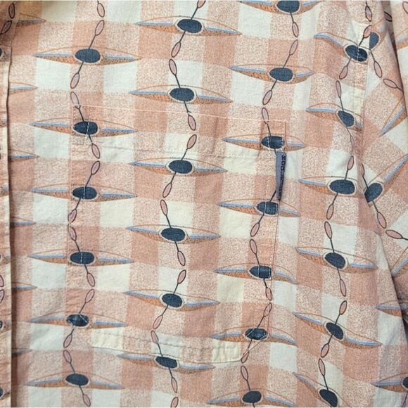 Woolrich Men's Cream Lightweight Canoe Button Down Shirt Size XL - Picture 5 of 5